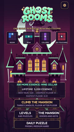 A screenshot of Ghost Rooms