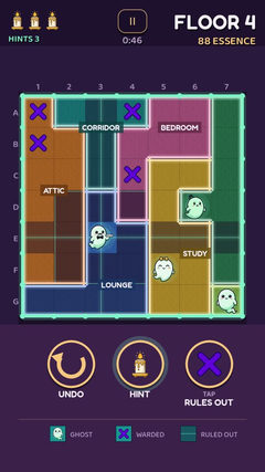 A screenshot of Ghost Rooms