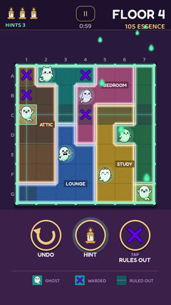 A screenshot of Ghost Rooms