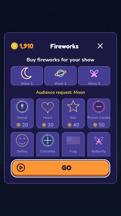 A screenshot of Night Boom!